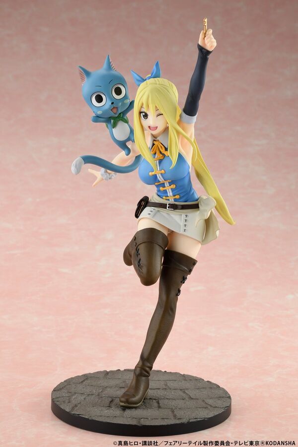 Fairy Tail Happy Lucy Heartfilia Wink Ver. (Bell Fine)