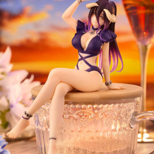 Overlord Albedo Noodle Stopper Figure Mizugi, Dark Purple ver. (FuRyu)