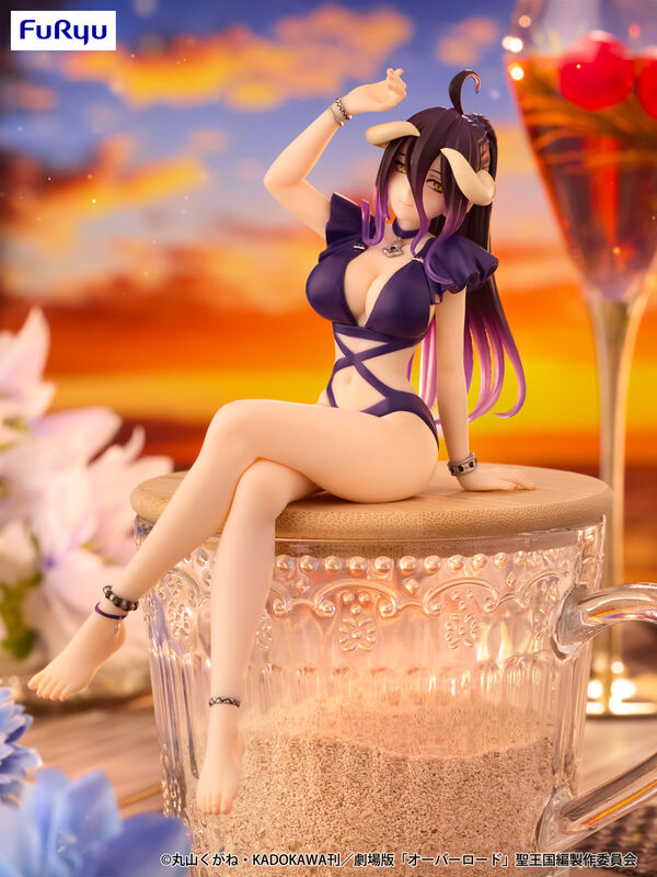 Overlord Albedo Noodle Stopper Figure Mizugi, Dark Purple ver. (FuRyu)