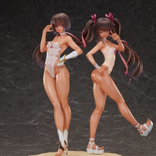 Taimanin RPG Mizuki Yukikaze Mizugi Ver. Adult Yukikaze and Young Yukikaze Bundle, Limited Edition Magi Arts