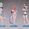 Steins;Gate Shiina Mayuri, Makise Kurisu, Amane Suzuha Swimsuit Ver. Set (Solarain)
