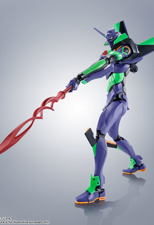 Evangelion EVA 01 Robot Spirits Robot Spirits Side EVA Cassius no Yari, Renewal Color Edition (Bandai Spirits)