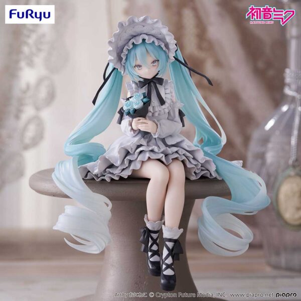 Piapro Characters Hatsune Miku Noodle Stopper Figure Vintage Doll (FuRyu)