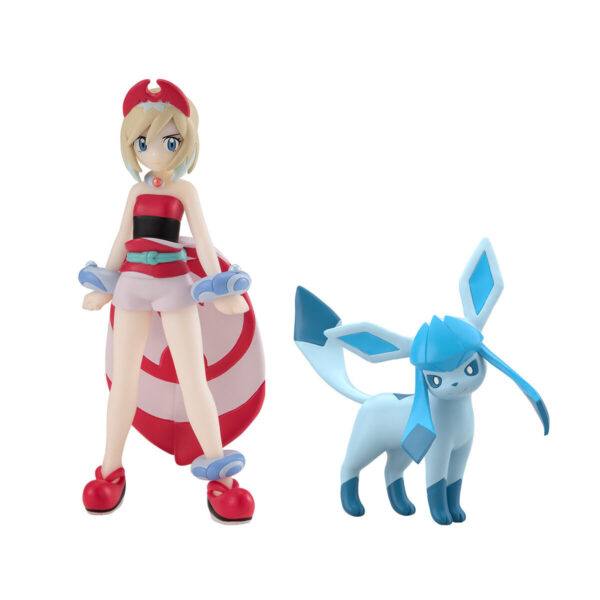 Pocket Monsters Kai Glaceon Bandai Shokugan Candy Toy Pokémon Scale World (Bandai)
