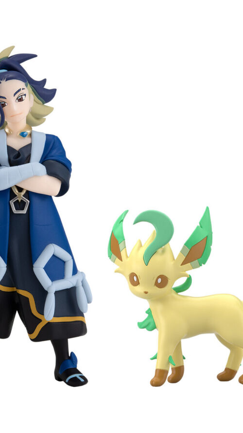 Pocket Monsters Seki Leafeon Bandai Shokugan Candy Toy Pokémon Scale World (Bandai)