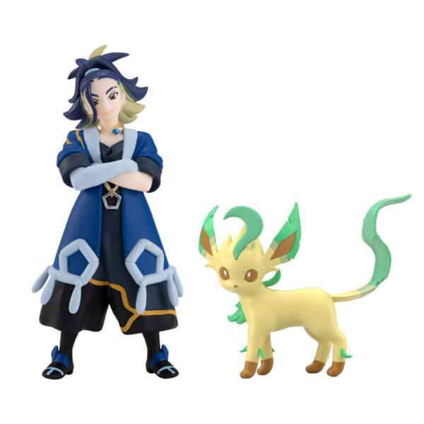 Pocket Monsters Seki Leafeon Bandai Shokugan Candy Toy Pokémon Scale World (Bandai)