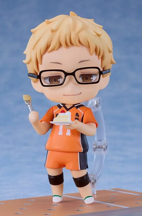 Haikyuu!! Tsukishima Kei Nendoroid (#2817) The New Karasuno Ver. (Orange Rouge)