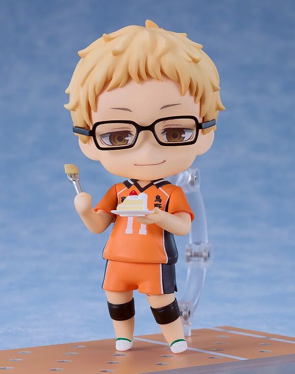 Haikyuu!! Tsukishima Kei Nendoroid (#2817) The New Karasuno Ver. (Orange Rouge)