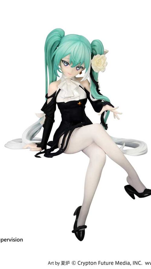 Vocaloid Hatsune Miku Flower Fairy Noodle Stopper Figure White Rose (FuRyu)
