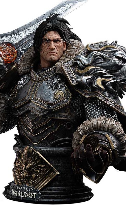 World of Warcraft Varian Wrynn Bust Model (Infinity Studio X Blizzard)