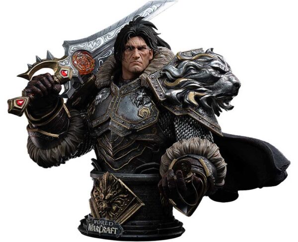 World of Warcraft Varian Wrynn Bust Model (Infinity Studio X Blizzard)
