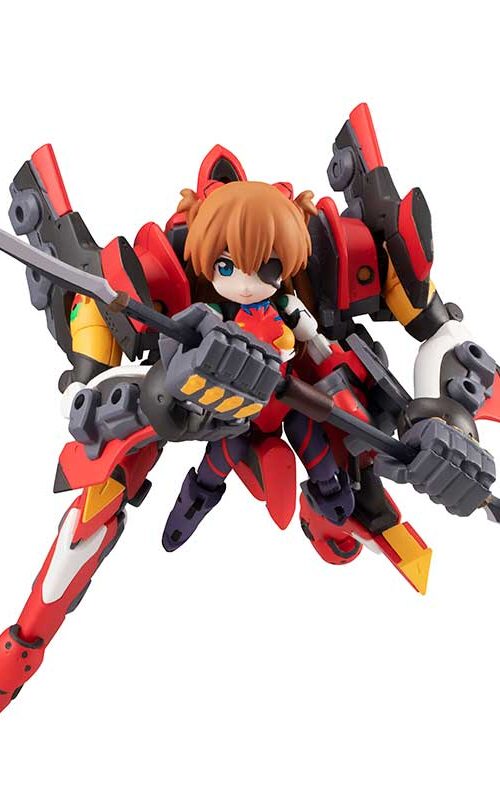 Evangelion Shin Gekijouban EVA 02 Souryuu Asuka Langley Desktop Army (MegaHouse)