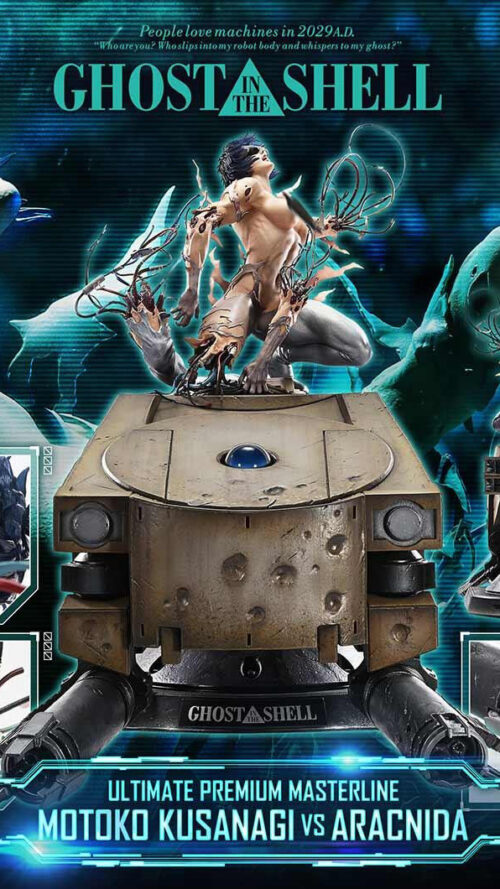 Ghost in the Shell Kusanagi Motoko Ultimate Premium Masterline (UPMGITS 02) VS Arachnida (Prime 1 Studio)