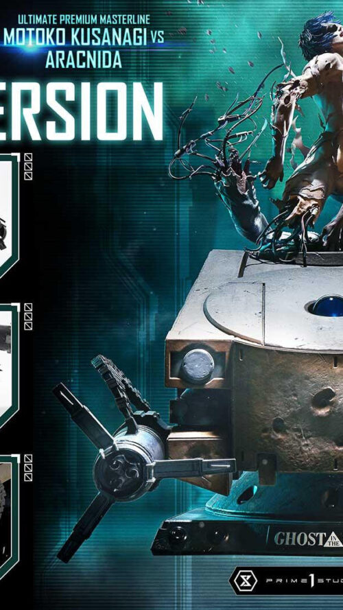 Ghost in the Shell Kusanagi Motoko Ultimate Premium Masterline (UPMGITS 02S) VS Arachnida, Bonus Version (Prime 1 Studio)