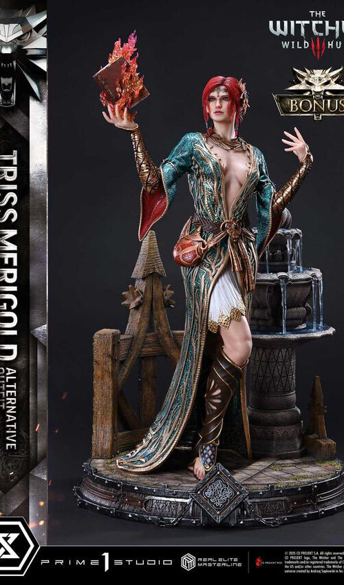 The Witcher 3 Wild Hunt Triss Merigold Real Elite Masterline (REMW3 01S) Alternate Outfit, Bonus Version (Prime 1 Studio)