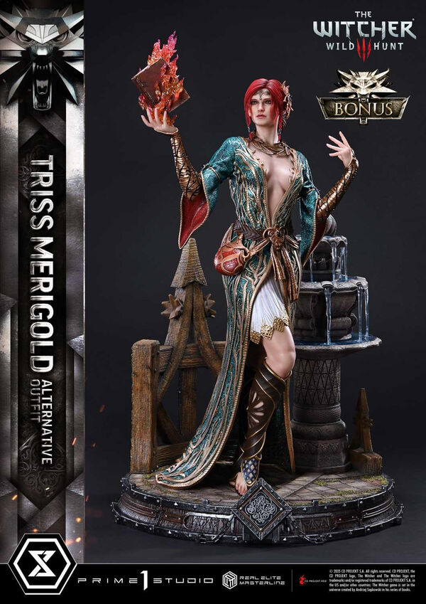 The Witcher 3 Wild Hunt Triss Merigold Real Elite Masterline (REMW3 01S) Alternate Outfit, Bonus Version (Prime 1 Studio)