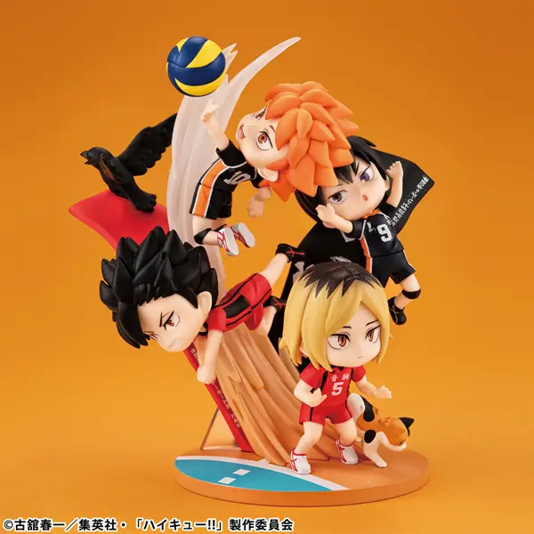 Haikyuu!! Hinata Shouyou Kageyama Tobio Kozume Kenma Kuroo Tetsurou FigUnity (MegaHouse)