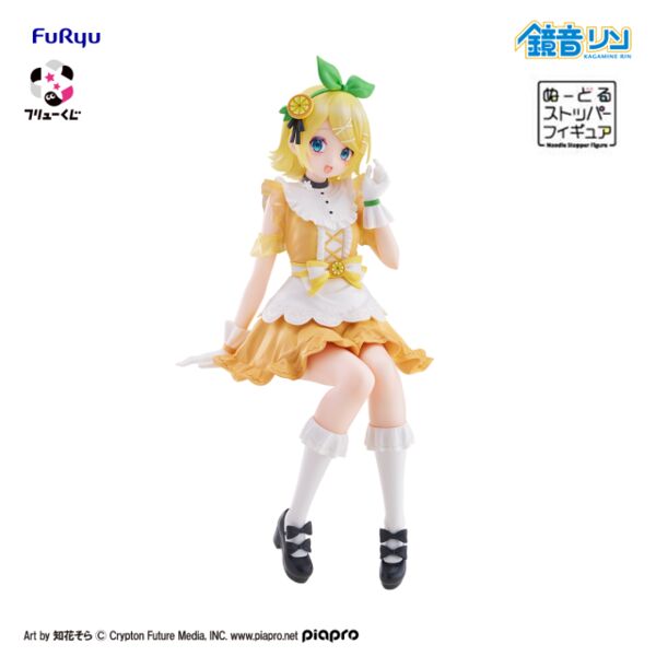 Piapro Characters Kagamine Rin Citrus Noodle Stopper Figure (FuRyu)