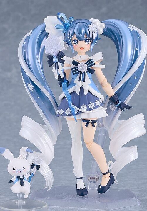 Vocaloid Hatsune Miku Figma (#669) Snow, Crystal Snow Ver. (Good Smile Company)