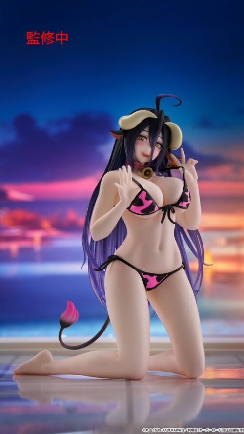 Overlord Albedo Desktop Cute Cowprint Swimsuit Ver., Renewal (Taito)