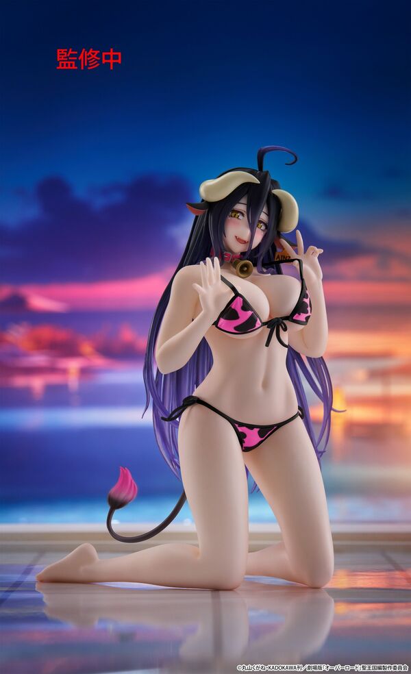 Overlord Albedo Desktop Cute Cowprint Swimsuit Ver., Renewal (Taito)
