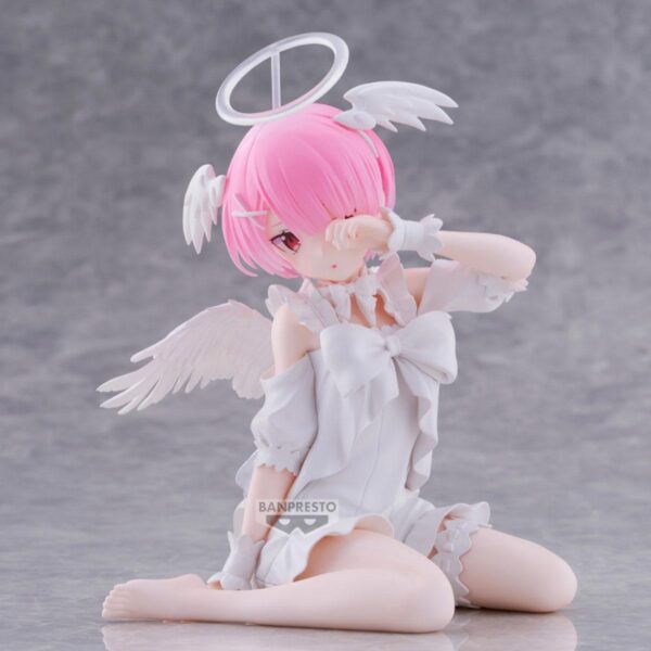 ReZero kara Hajimeru Isekai Seikatsu Ram Relax Time Sweet Angel Ver. (Bandai Spirits) ReZero kara Hajimeru Isekai Seikatsu Ram Relax Time Sweet Angel Ver. (Bandai Spirits)