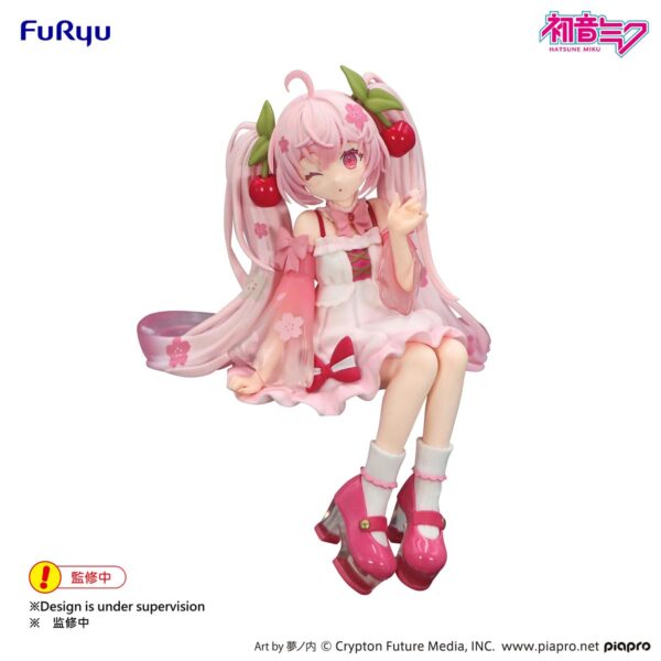 Vocaloid Hatsune Miku Noodle Stopper Figure Sakura, 2025, Wink Ver. (FuRyu)