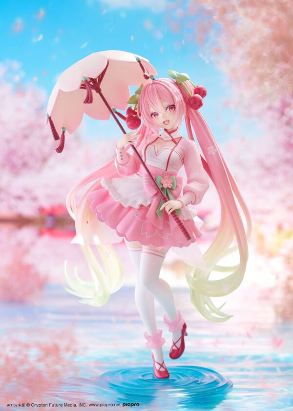 Vocaloid Hatsune Miku Artist MasterPiece+ Sakura, Sakura Dress Ver. (Taito)