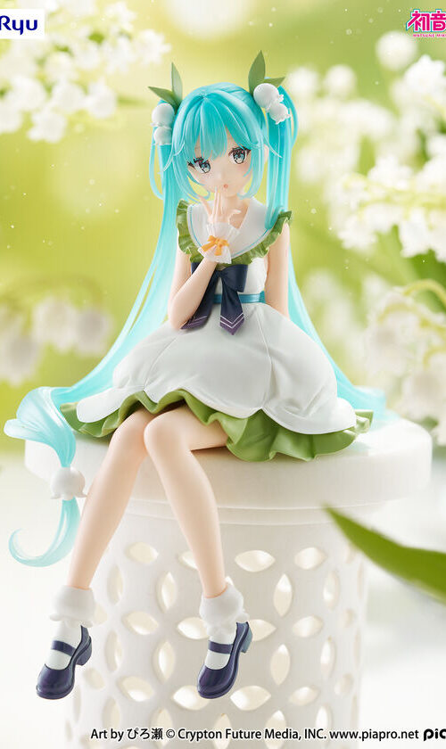 Vocaloid Hatsune Miku Flower Fairy Noodle Stopper Figure Lily of the Valley (FuRyu)