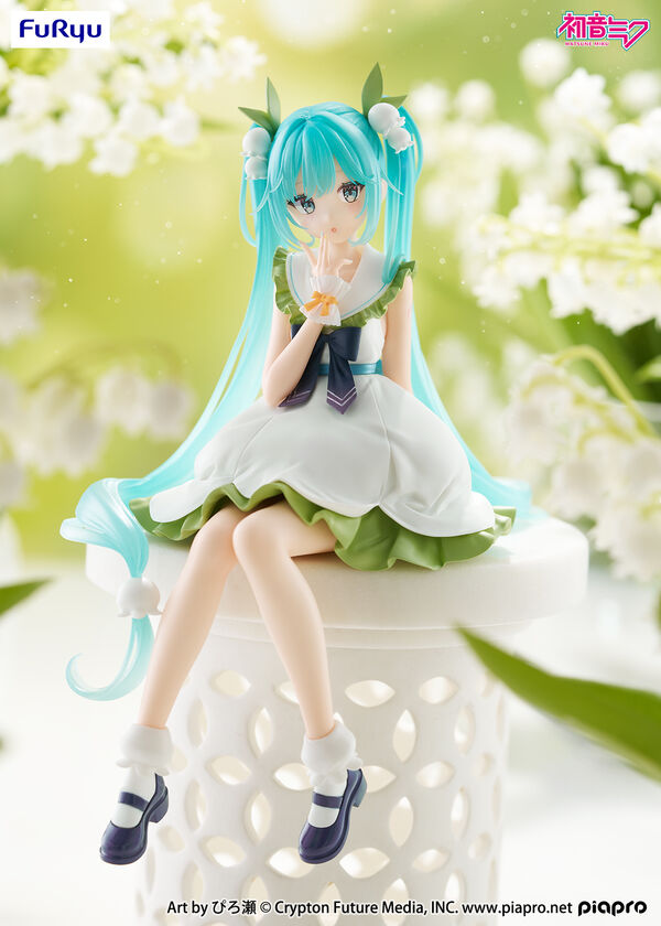 Vocaloid Hatsune Miku Flower Fairy Noodle Stopper Figure Lily of the Valley (FuRyu)