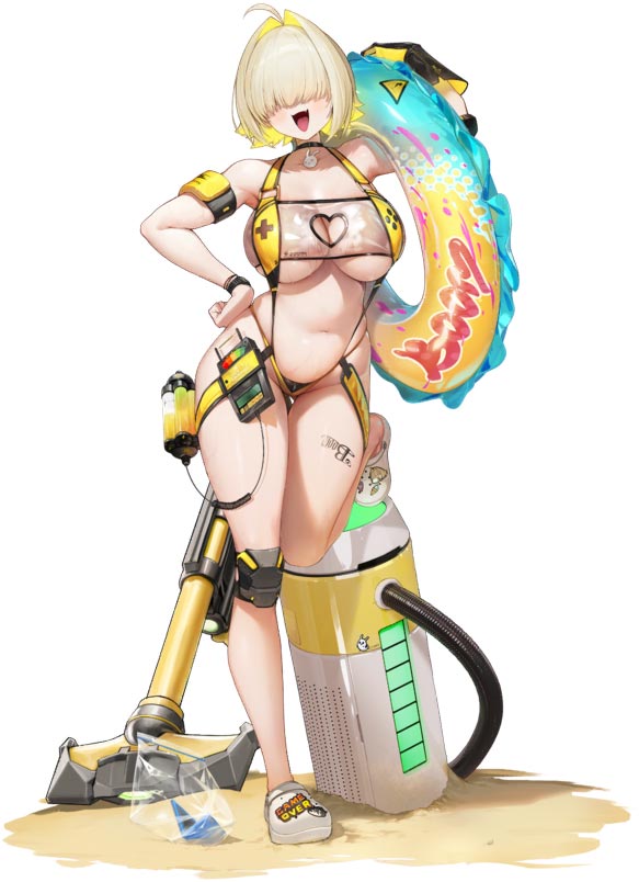 Goddess of Victory Nikke Elegg Boom and Shock (Hobby Sakura) Deluxe Edition Wall Scroll