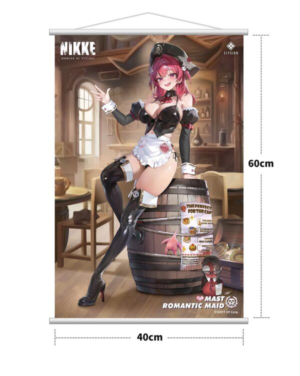 Goddess of Victory Nikke Mast Morgan Romantic Maid (Hobby Sakura) Deluxe Edition Bonus Wall Scroll