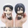 Attack on Titan Levi Cleaning Ver. and Mikasa Ackerman Set Look Up (MegaHouse)
