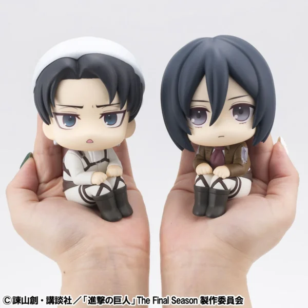 Attack on Titan Levi Cleaning Ver. and Mikasa Ackerman Set Look Up (MegaHouse)