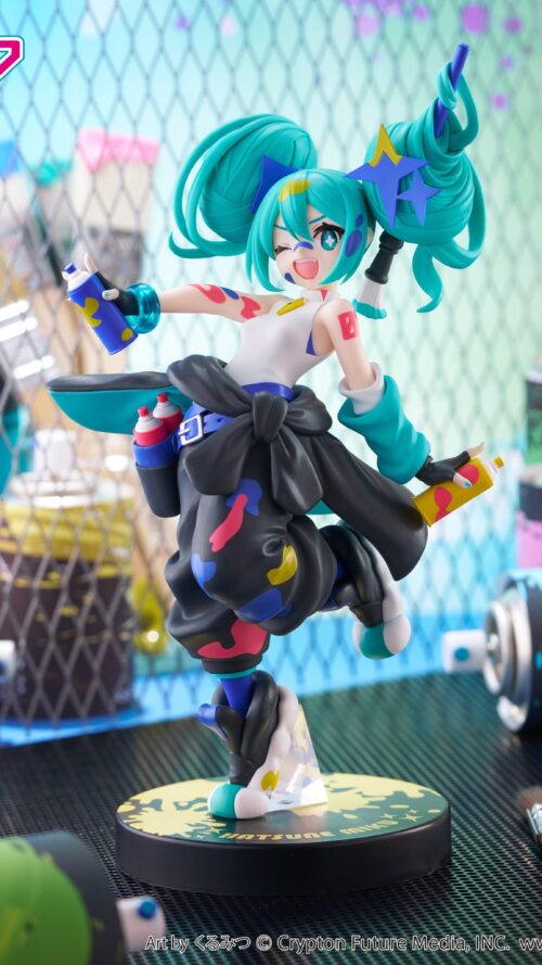 Piapro Characters Hatsune Miku Muchute Paint Girl, Another Color ver. (FuRyu)