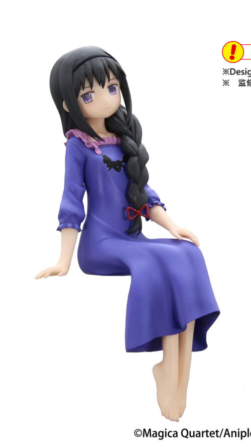 Mahou Shoujo Madoka☆Magica Akemi Homura Noodle Stopper Figure Nightwear (FuRyu)