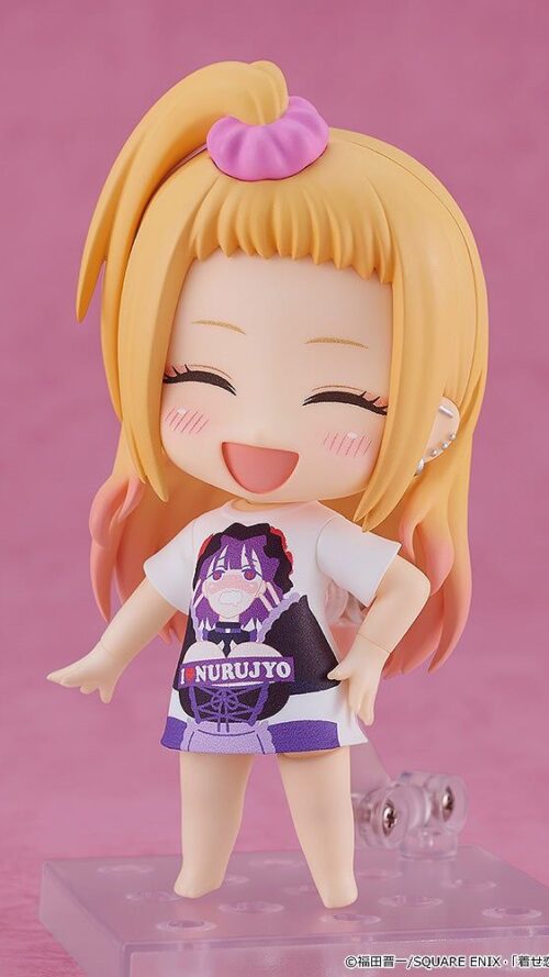 My Dress Up Darling Kitagawa Marin Nendoroid (#2556) Slippery Girls Full Graphic T Shirt Ver. (Good Smile Company)