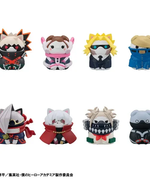 My Hero Academia Mega Cat Project (MegaHouse) Set of 8