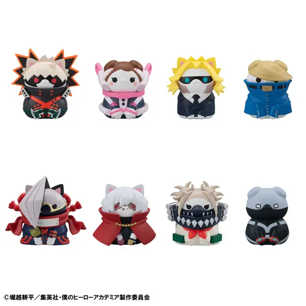 My Hero Academia Mega Cat Project (MegaHouse) Set of 8