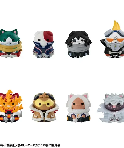 My Hero Academia Mega Cat Project No. 1 (MegaHouse) Set of 8