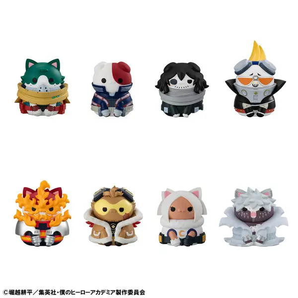 My Hero Academia Mega Cat Project No. 1 (MegaHouse) Set of 8
