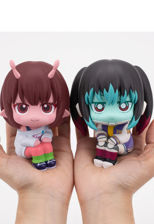 Ginga Tokkyuu Milky☆Subway Kurusu Makina and Kujo Chiharu Look Up (MegaHouse) with Gift