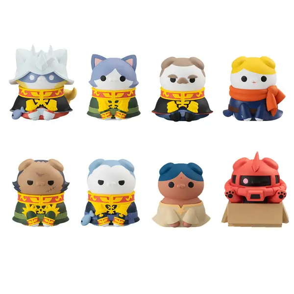 Mobile Suit Gundam Mega Cat Project Mobile Suit Nyandam Earth Federation Forces Meow! 1Box 8pcs (MegaHouse)