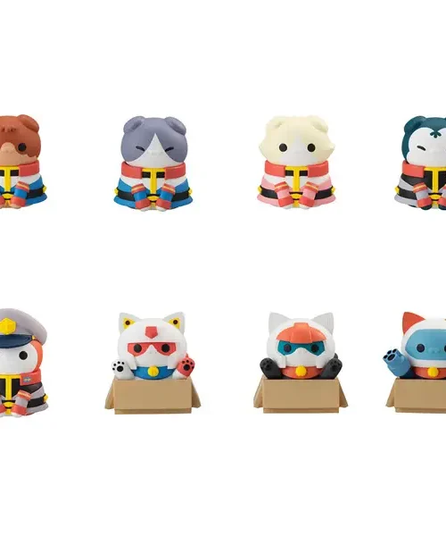 Mobile Suit Gundam Mega Cat Project Mobile Suit Nyandam Earth Federation Forces Meow! 1Box 8pcs (MegaHouse)