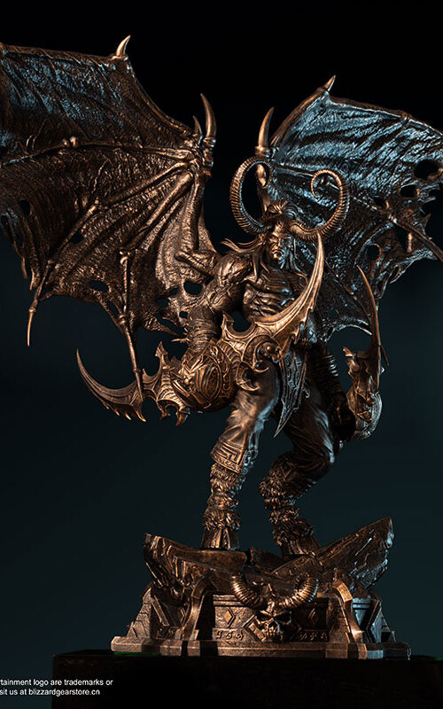 World of Warcraft Illidan Stormrage Bronze Collector’s Statue BLZ013 34cm (Blizzard)