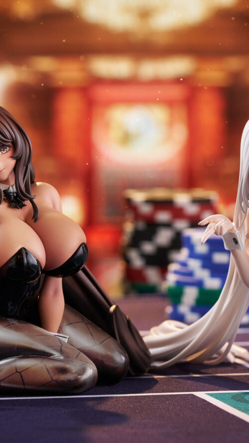 Goddess of Victory Nikke Blanc & Noir Set Noodle Stopper Figure (FuRyu)