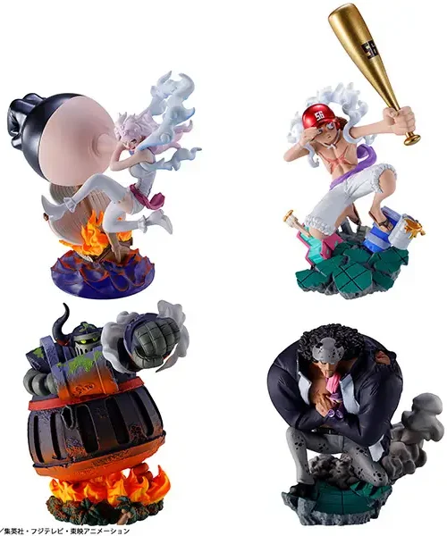 One Piece Petit Rama Series LOGBOX RE BIRTH Egghead Arc 02 1Box 4PCS (MegaHouse)