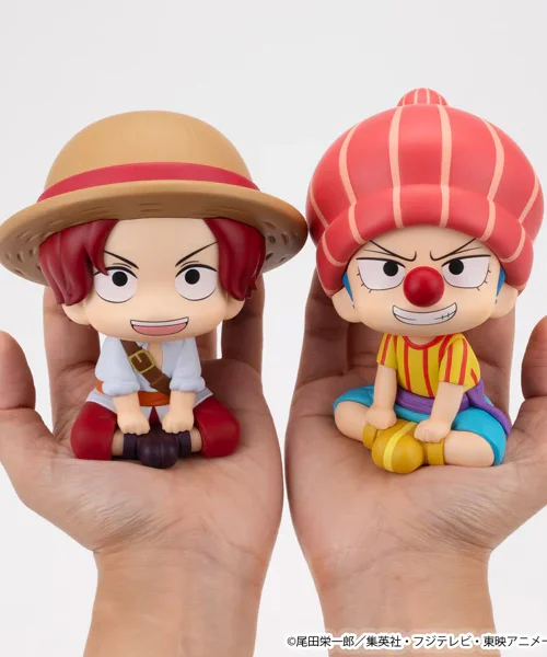 One Piece Shanks & Buggy Set Look Up Childhood ver. (MegaHouse) with Gift