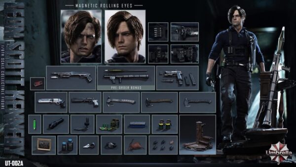 Resident Evil Leon Scott Kennedy UT 002A Hair Attached Version (Umbrella) 1