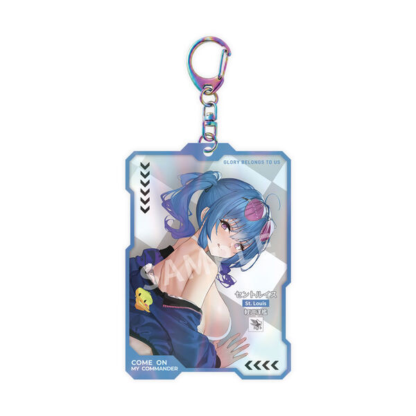Azur Lane Manjuu St. Louis Race Queen Ver. (Apex Innovation) Acrylic Keychain Bonus Azur Lane Manjuu St. Louis Race Queen Ver. (Apex Innovation) Acrylic Keychain Bonus